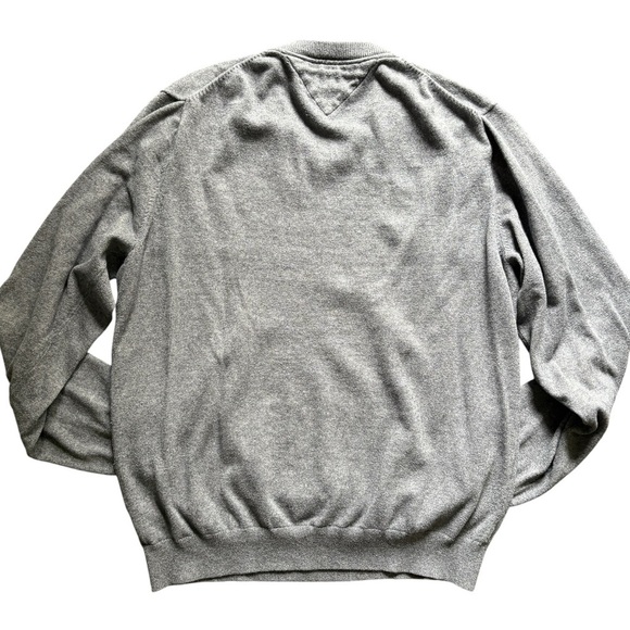 Tommy Hilfiger Men’s Cotton Cashmere Sweater Large Preloved Soft Knit Pullover - Picture 2 of 9